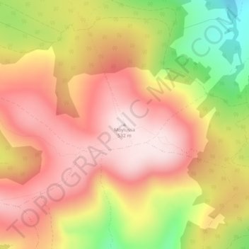 Moylussa topographic map, elevation, terrain