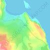 Staffin topographic map, elevation, terrain