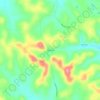 Coal Glen topographic map, elevation, terrain