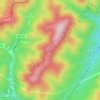Lewis Mountain topographic map, elevation, terrain