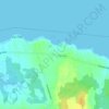 Bas-Cap-Pelé topographic map, elevation, terrain
