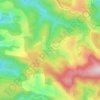 Escoubilhac topographic map, elevation, terrain