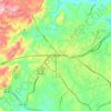 Toccoa topographic map, elevation, terrain