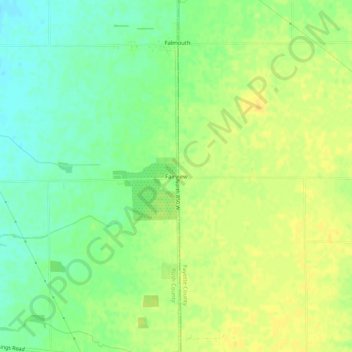 Fairview topographic map, elevation, terrain