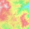 Mulenge Kishagala topographic map, elevation, terrain