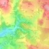 Puy Gros topographic map, elevation, terrain
