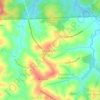 Araçoiabinha topographic map, elevation, terrain