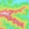 Haute Valette topographic map, elevation, terrain