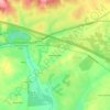 Milton Heights topographic map, elevation, terrain