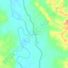 Koto Baru topographic map, elevation, terrain