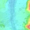 Rain topographic map, elevation, terrain