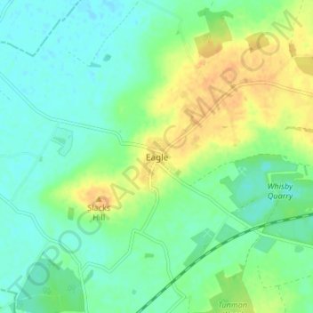 Eagle topographic map, elevation, terrain