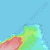 Pointe à Mombin topographic map, elevation, terrain