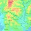 Kaneshie topographic map, elevation, terrain