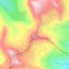 Trico Peak topographic map, elevation, terrain