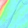 Pennine topographic map, elevation, terrain