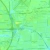 Glen Oaks topographic map, elevation, terrain