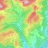 Coulens topographic map, elevation, terrain