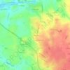 La Chauvière topographic map, elevation, terrain