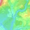 Le Pont du Coney topographic map, elevation, terrain