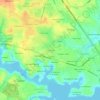 Severndale topographic map, elevation, terrain