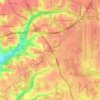 Camp Springs topographic map, elevation, terrain