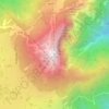 Palon topographic map, elevation, terrain