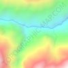 Nioga topographic map, elevation, terrain
