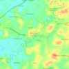 Bensonville City topographic map, elevation, terrain