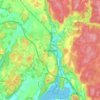 Munkedal topographic map, elevation, terrain