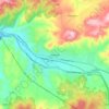 Bozüyük topographic map, elevation, terrain