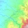 Pandanon topographic map, elevation, terrain