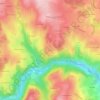 Le Tillot topographic map, elevation, terrain