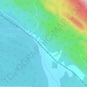 Sinclair Mills topographic map, elevation, terrain