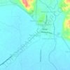 Poblacion Sur topographic map, elevation, terrain