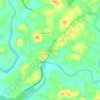 Chungathara topographic map, elevation, terrain