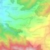 Tengah topographic map, elevation, terrain