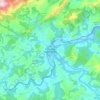 Arriondas topographic map, elevation, terrain