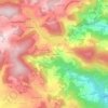 Le Servet topographic map, elevation, terrain