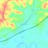 White Mills Junction topographic map, elevation, terrain