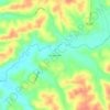 Bumpus Mills topographic map, elevation, terrain