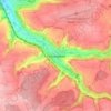 Oberstetten topographic map, elevation, terrain