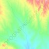 Cowboy topographic map, elevation, terrain