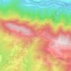 Rourebel topographic map, elevation, terrain