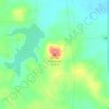 Wicker Mountain topographic map, elevation, terrain