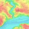 Les Champs de la Fontaine topographic map, elevation, terrain