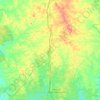 Akinyele topographic map, elevation, terrain