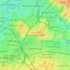 Mons-en-Barœul topographic map, elevation, terrain