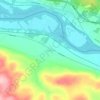Saint David topographic map, elevation, terrain