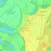 Linkenheim-Hochstetten topographic map, elevation, terrain